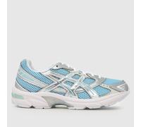 ASICS Women's GEL-1130 Trainers in Light Blue & Silver, Logo Detail, Mesh, Size: 6 UK 6 (EU 40)