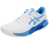 ASICS Women's Gel-Challenger 14 Clay Sneaker, White/Blue Coast, 9 UK