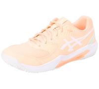 ASICS Women's Gel-Dedicate 8 Padel Sneaker, Bright Sunstone/White, 8 UK