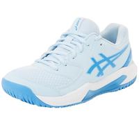ASICS Women's Gel-Dedicate 8 Sneaker, Light Blue/Blue Coast, 8.5 UK
