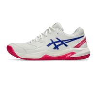 Asics Women's Gel-Dedicate 8 Tennis Shoes, Cream/Dark Cobalt, 6.5 UK
