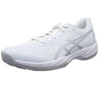 ASICS Women's Gel-Game 9 Padel Sneaker, White/Pure Silver, 7.5 UK