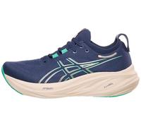 ASICS Women's Gel-Nimbus 26 Running Shoe, Blue Expanse/Aurora Green, 6 UK