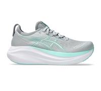 ASICS Women's Gel-Nimbus 27 Sneaker, Piedmont Grey/Illuminate Mint, 7 UK