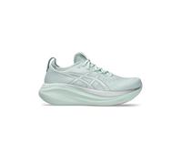 ASICS Women's Gel-Nimbus 27 Sneaker, Pure Aqua White, 3.5 UK