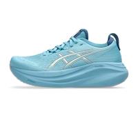 Asics Women's Gel-Nimbus 27 Sneaker, Stillwater/Cream, 7.5 UK