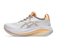 Asics Women's Gel-Nimbus 27 Sneaker, White/Fawn, 7 UK