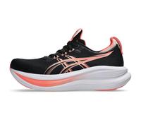 ASICS Women's Gel-Nimbus 28 Running Shoes, 11, Black/Pearl Pink