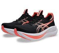 ASICS Womens Gel-Nimbus 28 Sneaker, Black Pearl Pink, 8.5 UK