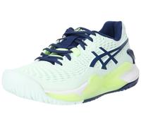ASICS Women's Gel-Resolution 9 Sneaker, Pale Mint/Blue Expanse, 5 UK