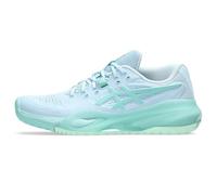 ASICS Womens Gel-Resolution X, Light Blue/Oasis Green, 9.5