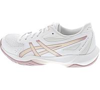 ASICS Womens Gel-Rocket 12 Sneaker, White Pearl Pink, 9.5 UK