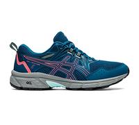 ASICS Women's Gel-Venture 8 Running Shoes, Deep Sea Teal/Blazing Coral, 8 UK