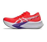 ASICS Women's Magic Speed 4 Running Shoes, Flash Red/White, 6.5 UK