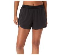 Asics - Women's Metarun Split Shorts - Running shorts size XS, black