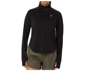 Asics - Women's Nagino Run 1/4 Zip L/S Top - Running shirt size XS, black