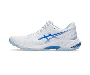 ASICS Women's Netburner Ballistic Ff 3 Volleyball Shoe Sneaker, White/Blue Coast, 7 UK
