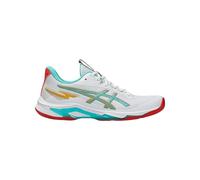 ASICS Women's Netburner Ballistic FF 4 Sneaker, White Sea Glass, 9 UK