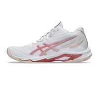 ASICS Women's Netburner Ballistic FF 4 Volleyball Shoes, White/Rose Rouge, 8.5