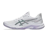 ASICS Womens Netburner Ballistic Ff 4, White/Dahlia, 6