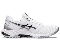 ASICS Women's Netburner Ballistic FlyteFoam 3 Volleyball Shoes, White/Black, 8.5 UK