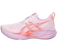 ASICS Women's Novablast 5 Sneaker, White/Coral Reef, 11 Wide