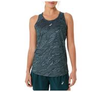 Asics - Women's Road All Over Print Tank - Tank top size L, blue