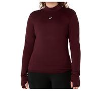 ASICS Road Winter Seamless Running Shirt Women - Dark Red, Size M