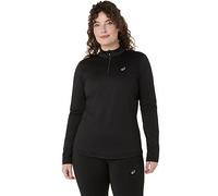 Asics Womens Running Core Long Sleeve 1/2 Zip Winter Top - Black, Black, Size 2Xl, Women Black