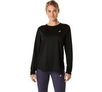 Asics Womens Running Core Long Sleeve T-Shirt, Black, Size S, Women Black