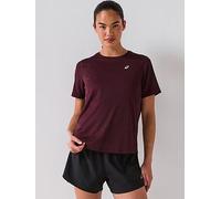 Asics Womens Running Core T-shirt - Purple, Purple, Size M, Women Purple