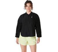 Asics - Women's Nagino Run Adjustable Jacket - Running jacket size XL, black