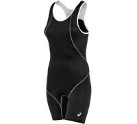 ASICS Women's Snap Down Wrestling Singlet Black/White X-Small