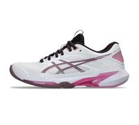 ASICS Women's Solution Speed FF 4 Clay Tennis Shoes, White/Dusty Mauve, 10.5