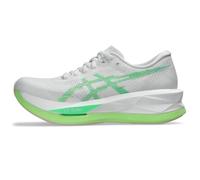 ASICS Women's SONICBLAST Running Shoes, White/Vital Green, 12