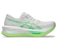 ASICS Women's SONICBLAST Running Shoes, White/Vital Green, 9 UK