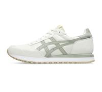 ASICS Women's Tiger Runner II Sportstyle Shoe, Cream/Olive Grey, 13.5 Women/12 Men