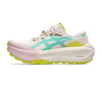 ASICS Women's Trabuco MAX 5 Trail Running Shoes, Mineral Beige/Aurora Green, 12