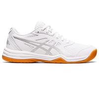 ASICS Women's Upcourt 5 Volleyball Shoes, White/Pure Silver, 6.5 UK