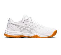 ASICS Women's Upcourt 5 Volleyball Shoes, White/Pure Silver, 8 UK