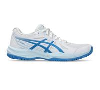 ASICS Women's Upcourt 6 Volleyball Shoes, White/Blue Coast, 8 UK
