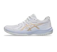 ASICS Women's Upcourt 6 Volleyball Shoes, White/Champagne, 7.5 UK