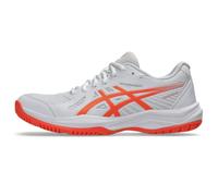 ASICS Women's Upcourt 6 Volleyball Shoes, White/Vivid Coral, 8 UK
