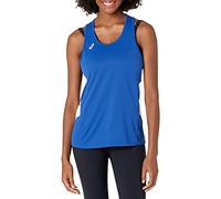 ASICS Women's Women's Team Sweep Singlet, Royal/White, X-Small