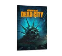 ASIDANDV TV Series The Walking Dead City of The Dead Poster Poster Decorative Painting Canvas Wall Posters And Art Picture Print Modern Family Bedroom Decor Posters 08x12inch(20x30cm)