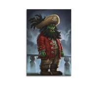 ASIDANDV Video Game Monkey Island Little Heroes Poster Old Chuck Poster Decorative Painting Canvas Wall Posters And Art Picture Print Modern Family Bedroom Decor Posters 24x36inch(60x90cm)
