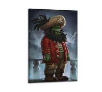 ASIDANDV Video Game Monkey Island Little Heroes Poster Old Chuck Poster Decorative Painting Canvas Wall Posters And Art Picture Print Modern Family Bedroom Decor Posters 20x30inch(50x75cm)