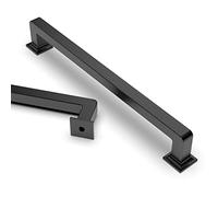 Asidrama 10 Pack 7 Inch(177mm) Matte Black Kitchen Cabinet Handles, Cabinet Pulls Kitchen Cabinet Hardware Cupboard Handles Drawer Pulls