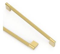 Asidrama 6 Pack 12.6 Inch(320mm) Brushed Gold Knurled Kitchen Cabinet Handles, Cabinet Pulls Kitchen Cabinet Hardware for Cupboard Drawer Pulls