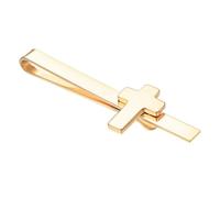 Asienice Gold Tie Clip for Cross Classic Tie Pins Pin Men's Suit, Non-precious metals, No Gemstone